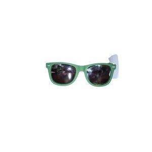 Green Clover Print Wayfarer Sunglasses